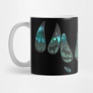 Moose meeting under the stars Mug